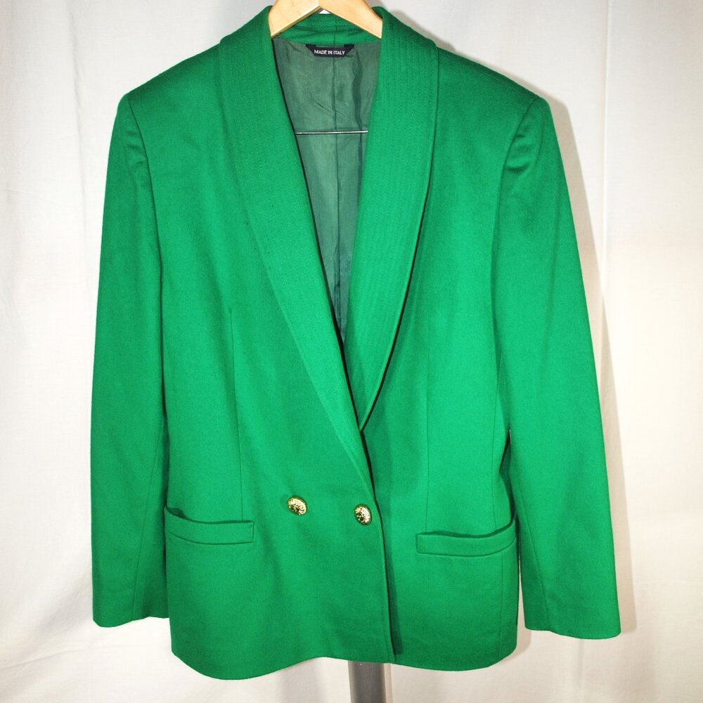 VINTAGE GIANNI VERSACE SPORT BLAZER, WOOL/CASHMERE - See Measurements!!!